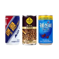  소캔음료 3종혼합 맥콜 + 조지아 + 레쓰비 30캔/60캔 선택