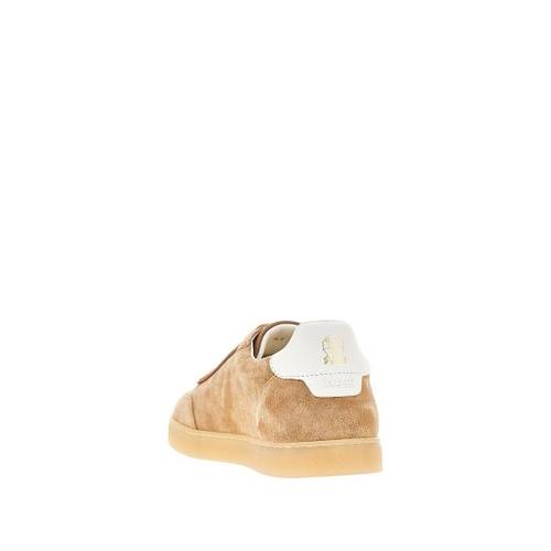 브루넬로 쿠치넬리 스웨이드 스니커즈 MZUMGLJ336 Beige