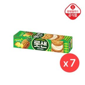 [롯데] 롯샌 파인애플 105g X 7개입[34755499]