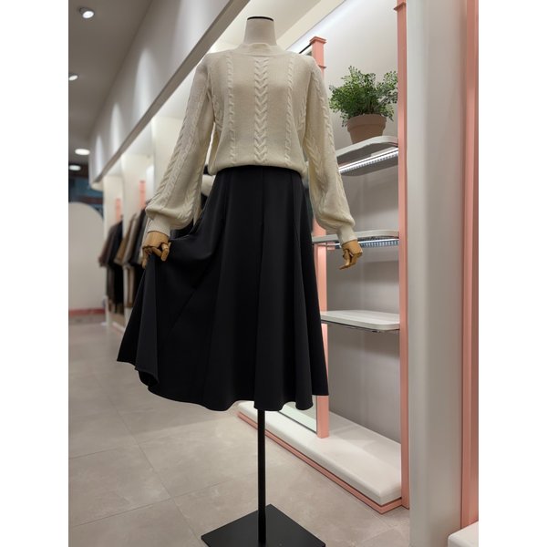[여주점] 여성 밴딩 플레어 미디 스커트(ITOAWSK830)