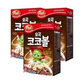 동서식품 포스트 오곡 코코볼 570g 3개