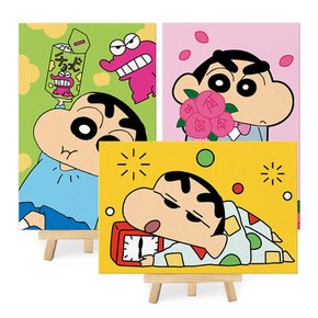 DIY 그림 그리기 짱구는못말려 짱구 짱아 흰둥이 10x15