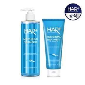 아쿠아 단백질 본드 샴푸 500ml+트리트먼트210ml (+단백질앰플15ml 2개 증정)