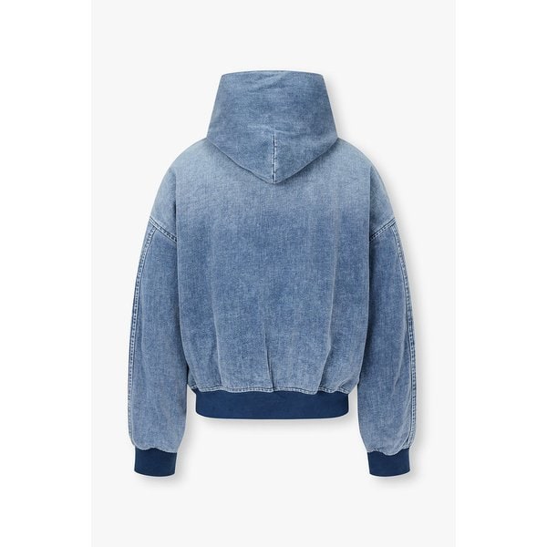[UNISEX] 오버사이즈 후드 데님 자켓 3625301017000