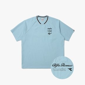 [공식스토어] 알파로메오 시어서커 반팔 티셔츠 SKY BLUE (D4223LWT74SKD)