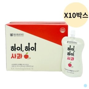 밥스누 하이 하이 사과 음료 어린이 100ml 10팩 X 10