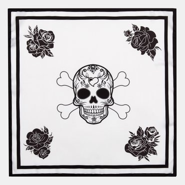 리끌로우 ROSE SKELETON SCARF BLACK 스카프