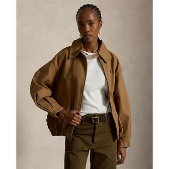 폴로 랄프 로렌 여성 더블 페이스 코튼 재킷(WMPOOTWNDG20082270)