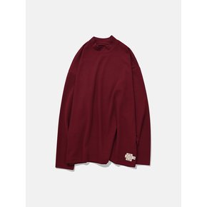 Layer mock neck / Red