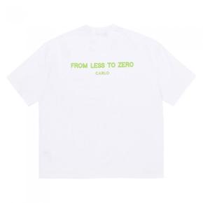 [까를로] Green Slogan T-shirts White (S8438321)