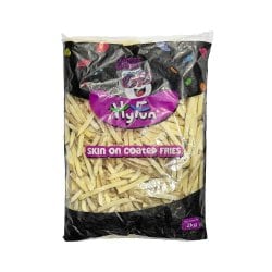 하이펀 스킨온 코티드 프라이 스트레이트컷 2kg /냉동/ 감자튀김
