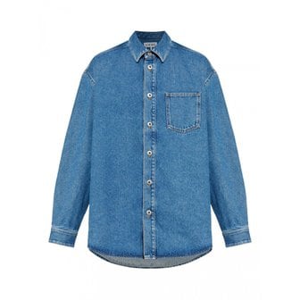 로에베 남성 셔츠 클리어 Blue H526Y1D W275475 /11 651727