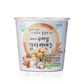 애터미 컵라면 우리밀 감자라면 컵 1box(18개입)