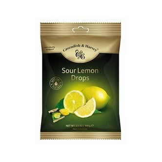  캐빈디쉬 하비캔디 올더베스트 레몬 100g