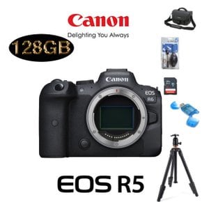 EOS R5+RF24-70mm F2.8 L IS USM+128G+가방+삼각대 풀프레임 미러리스의 혁명
