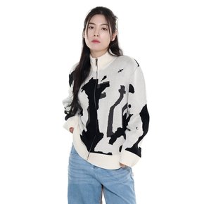 CAMOUFLAGE KNIT ZIP UP (LEBSSNC1303)