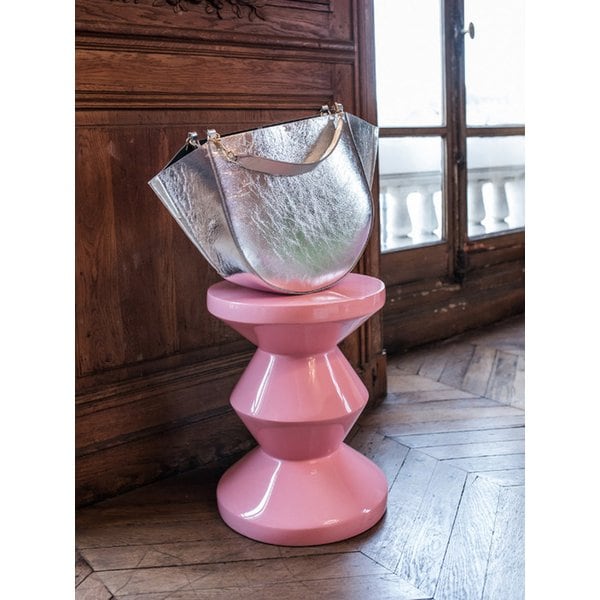 Zigzag stool_Pink
