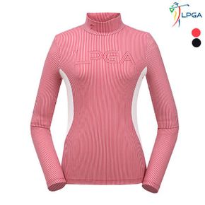 여성 STRIPE패턴 베이스 레이어 티셔츠  L184TS553P _P300450859