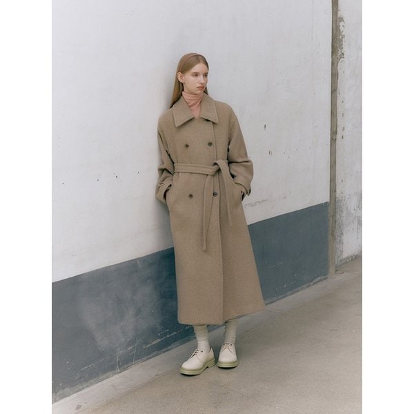 BIG COLLAR MAXY COAT (greige)