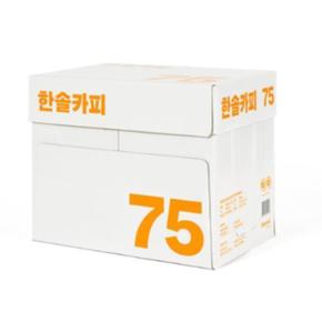 /오피스큐 복사용지 A4 75g 500매x5권 한솔제지