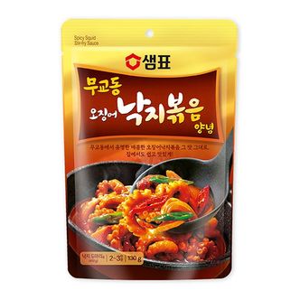 제이큐 샘표 무교동 오징어낙지볶음 양념 130g X ( 3매입 )