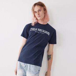 [TRUE RELIGION] REFLECTIVE ARCH LOGO CREW TEE_105597_NIGHT SKY