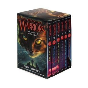 (영어원서) Warriors 7부 The Broken Code 1-6 Box Set (Paperback)(CD없음)