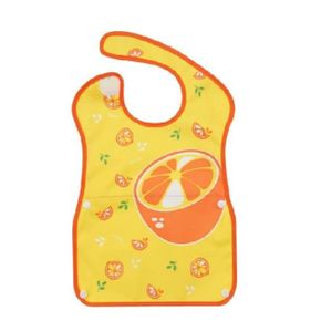 아이 이유식 식사 시간 세탁 쉬운 턱받이 오렌지/이유식 아이 식판 포크