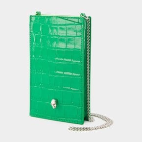 [해외배송] 알렉산더맥퀸 체인 폰 크로스백 6320351JMBB3510 BRIGHT GREEN