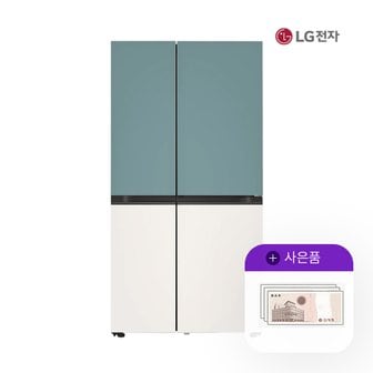 LG 디오스 냉장고 오브제 832L 2도어 매직스페이스 S834MTE20 5년 52900