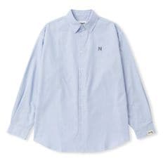 널디 클래식 N 스트라이프 셔츠 스카이블루 PNEF24SR0114
