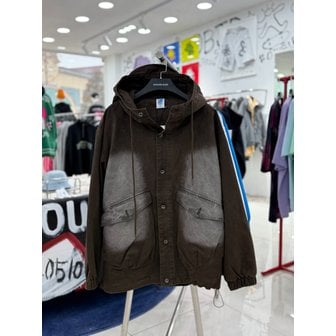 더블제이디 [여주점] 남여공용 워싱오버핏후드자켓  브라운JGZZ61908