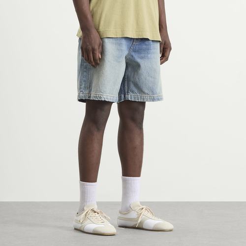 Rhude Boxy Traxedo Denim Shorts
