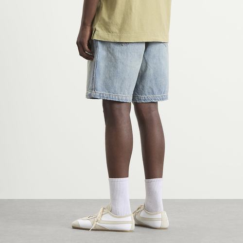 Rhude Boxy Traxedo Denim Shorts