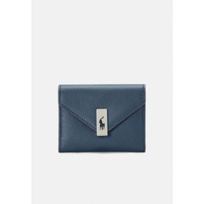 5297260 Ralph Lauren POLO ID LEATHER FOLD OVER CARD CASE - Wallet lake blue