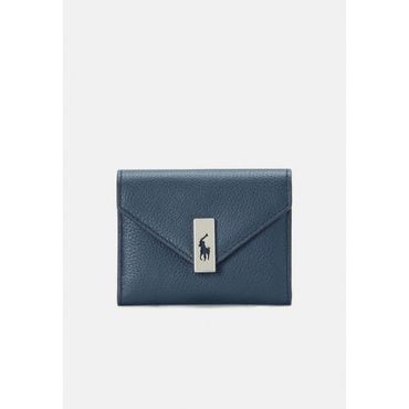 이스퀘어 5297260 Ralph Lauren POLO ID LEATHER FOLD OVER CARD CASE - Wallet lake blue