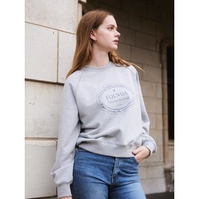 AVENUE RAGLAN SWEAT SHIRT [GRAY]