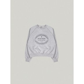 AVENUE RAGLAN SWEAT SHIRT [GRAY]