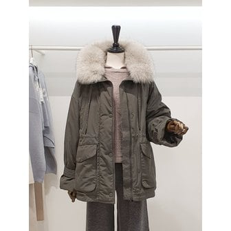 ZOOC [파주점] 쥬크 주크 사가폭스퍼 구스다운 숏 야상점퍼​ V254PSG949