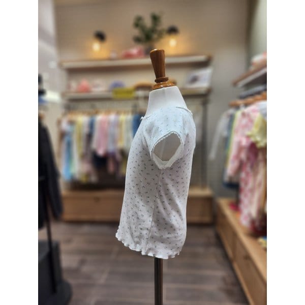 [파주점] 리틀그라운드(WH)룰라비- 립플라워티셔츠 7531233203