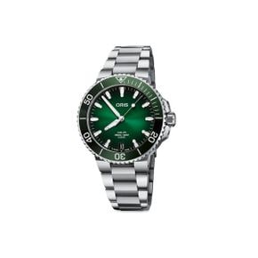 Oris Aquis 데이트 Cal 400 그린 Dial 워치 시계 9169736