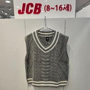 JCB HC29 꽈배기 니트 베스트  JBK7S142GSG (S19129426)