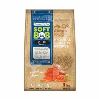 바보사랑 소프트밥(pb) 강아지 사료 연어 1kg