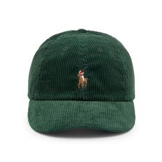 RALPH LAUREN 코듀로이 볼 캡-그린 117279101