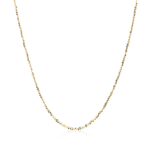 [비앤비골드] 14K 골드글리터 스파클링 체인목걸이 L IRN38113