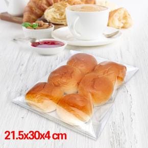 빵 쿠키 식품 포장지 비닐 야채봉투 21.5x30x4cm200매