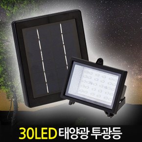 태양광 30LED 투광등  / 태양열 투광기 가로등 정원등 잔디등 전등 야외등 야외조명 센서등 실외등 태양열충전 솔라등 작업등 태양광등 LED