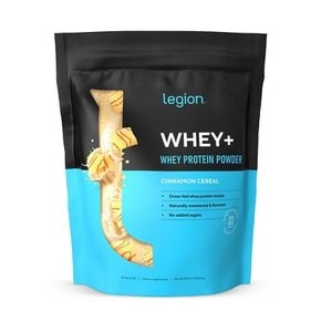 Legion Whey+ 유청 분리 단백질 파우더, 계피 시리얼, 30회분 프로틴