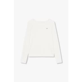 [지컷25S/S]로고 포인트 골지 티셔츠(7255140101)