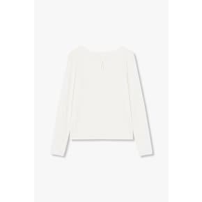 [지컷25S/S]로고 포인트 골지 티셔츠(7255140101)